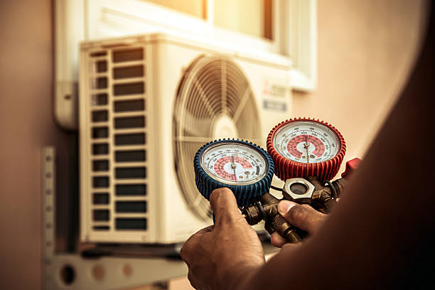 Professional Hvac Maintenance technician working in Oro Grande, CA
